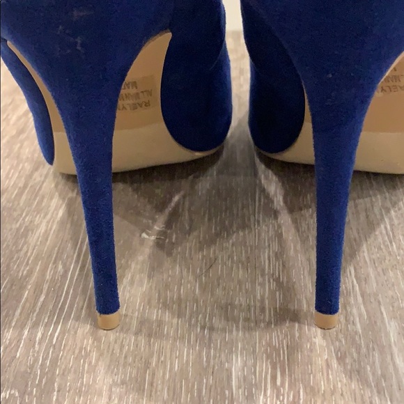 LolaShoetique Blue Suede Size 7 - Picture 7 of 7